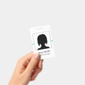 Bedrijfslogo, ID personeelslid, minimalistisch bad Badge (Handheld)