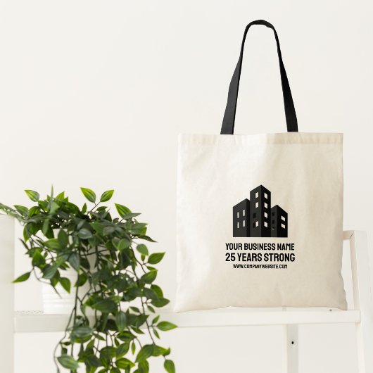 Bedrijfslogo # Jaren Aangepast Tote Bag