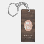 Bedrijfslogo medewerker sleutelhanger (Voorkant Links)