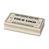 Bedrijfslogo naam info professioneel stempel voorb (Stempel)