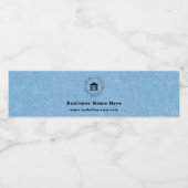 Bedrijfslogo | Naam | Slogan Website Promotioneel Waterfles Etiket (Enkel label)