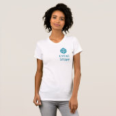 Bedrijfslogo & naam werknemer t-shirt (Voorkant volledig)