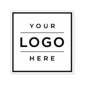 Bedrijfslogo op maat Bedrijfslogo Zelfinktende Stempel (Design)