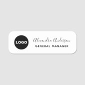 Bedrijfslogo Personeel Personeelsbadge Naamplaatje (Voorkant)