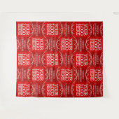 Bedrijfslogo Prettig kerstfeest en een gelukkig ni Wandkleed (Voorkant (horizontaal))