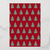 Bedrijfslogo Prettige Feestdagen Kerstboom Goud (Achterkant)