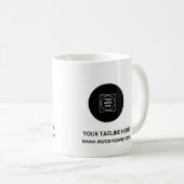 Bedrijfslogo Promomok koffiemok (Voorkant rechts)