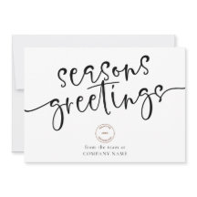 Bedrijfslogo QR-code elke kleur Seizoensgroeten