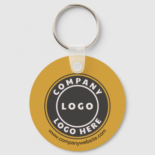 BedrijfsLogo QR Code en de Werknemer van de Websit Sleutelhanger (Voorkant)