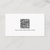 Bedrijfslogo QR-code Werknemer Visitekaartje (Achterkant)