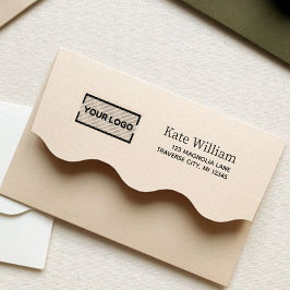 Bedrijfslogo Retouradreslabel Zelfinktende Stempel