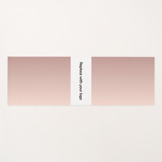 Bedrijfslogo roos goud rechthoek zakelijk yogamat (Voorkant (horizontaal))