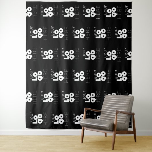 Bedrijfslogo Step and Repeat fotohoud-backdrop Wandkleed (In situ)
