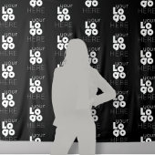 Bedrijfslogo Step and Repeat fotohoud-backdrop Wandkleed