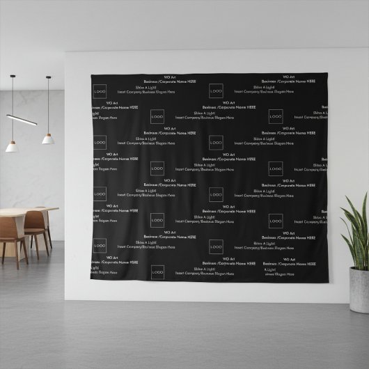 Bedrijfslogo Step en Repeat Beursscherm Wandkleed