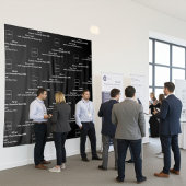 Bedrijfslogo Step en Repeat Beursscherm Wandkleed