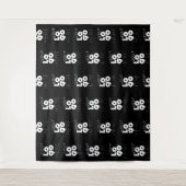 Bedrijfslogo Step en Repeat Fotohokje Achtergrond Wandkleed (Voorkant)