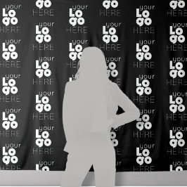 Bedrijfslogo Step en Repeat Fotohokje Achtergrond Wandkleed