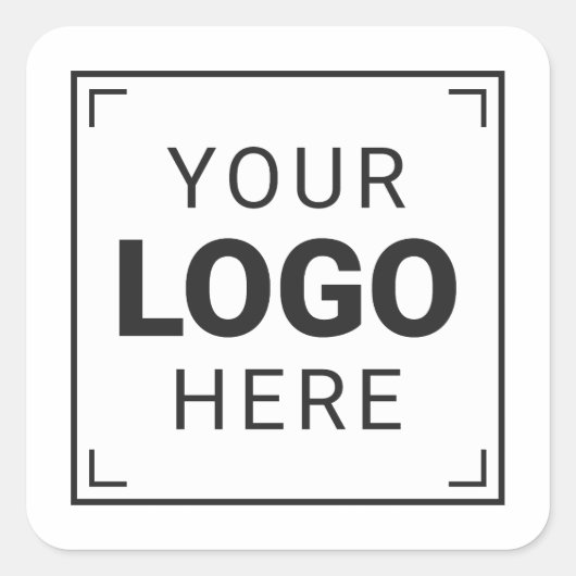 Bedrijfslogo sticker (Voorkant)