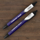 Bedrijfslogo & tekst Blauwe pen