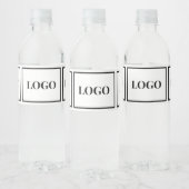 Bedrijfslogo Toevoegen Aangepast Waterfles Etiket (Flessen)