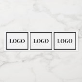 Bedrijfslogo Toevoegen Aangepast Waterfles Etiket (Enkel label)