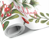 Bedrijfslogo Toevoegen Bedrijfsmedewerkers Feestda Cadeaupapier (Rol Hoek)