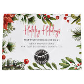 Bedrijfslogo Toevoegen Bedrijfsmedewerkers Feestda Groot Cadeauzakje (Voorkant)