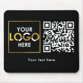 Bedrijfslogo Uw Logo Hier QR Code Modern Muismat (Voorkant)