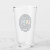Bedrijfslogo uw manier glas (Achterkant)