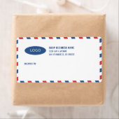 Bedrijfslogo verzendlabels voor mailing etiket (Insitu)