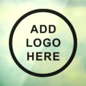 Bedrijfslogo voor evenementen personaliseren raamsticker (Vel 3)