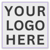 Bedrijfslogo voor Reisekoffer | Transparant Waterd Sticker (Voorkant)