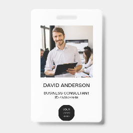 Bedrijfslogo voor werknemersfoto-ID Badge