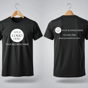 Bedrijfslogo Zakelijk Bedrijfsmonteur Werknemer T-shirt