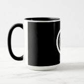 Bedrijfslogo Zakelijk Minimalistisch Merk Mok (Links)