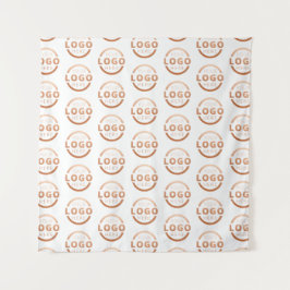 Bedrijfslogo Zakelijke videoconferentie-achtergron Wandkleed