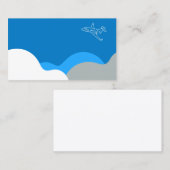 Bedrijfsluchtvaart  visitekaartje (Voorkant / Achterkant)