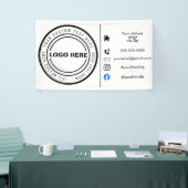 Bedrijfsmarketing business logo spandoek (Beurs)