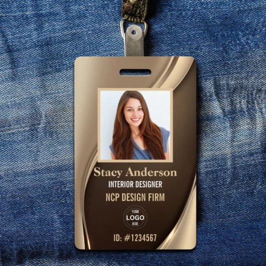 Bedrijfsmedewerker Functie Naam Pasfoto ID Badge