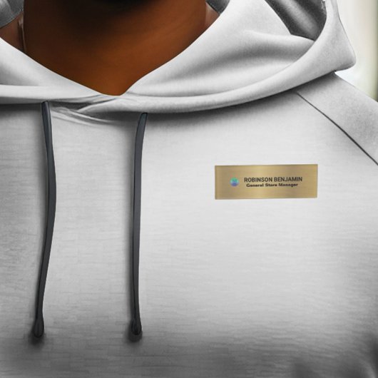 Bedrijfsmedewerker Functie Titel Logo Aangepast Naambadge