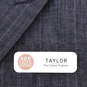 Bedrijfsmedewerker Logo toevoegen Naamplaatje