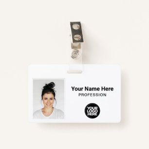 Bedrijfsmedewerker, naam, Logo, foto-id Badge