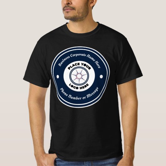 Bedrijfsmedewerker Personeel Logo Personaliseren T-shirt (Voorkant)