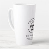 Bedrijfsmedewerker Zakelijk Bedrijf Corporate Logo Latte Mok (Linkerhoek)