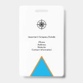 BEDRIJFSMEDIA FOTO I.D. EVENEMENT PERSPAS BADGE (Achterkant)