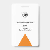 BEDRIJFSMEDIA I.D. EVENT SECURITY PASS BADGE (Achterkant)