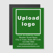 Bedrijfsmerk op 4,25"x 5,6"Groene Magnetische Kaar (Voorkant / Achterkant)