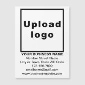 Bedrijfsmerk op 4,25"x 5,6"Witte Magnetische Kaart (Voorkant)