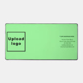 Bedrijfsmerk op Lichte Groene Bureaumat (Voorkant)